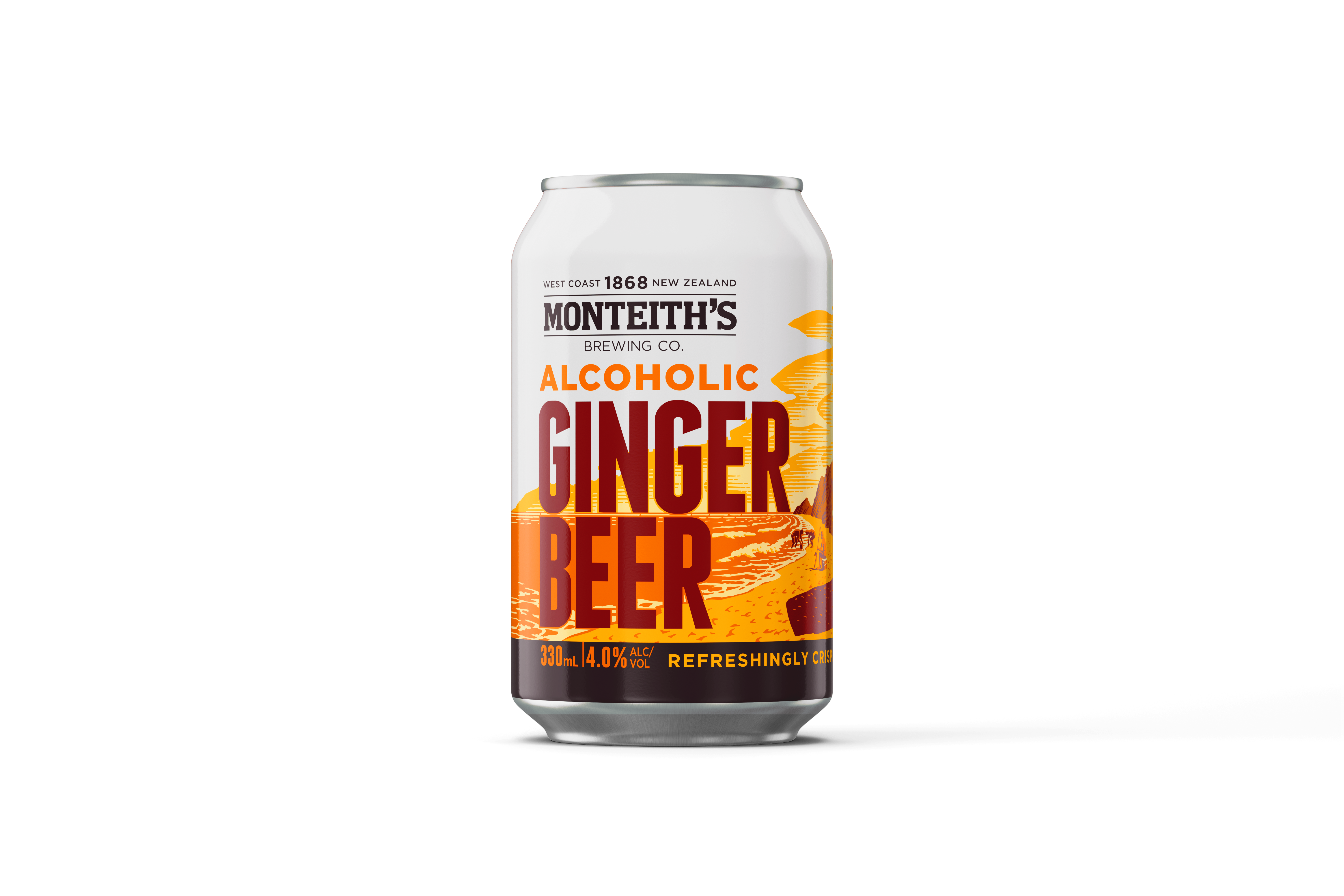 Monteiths Gingerbeer Can Front